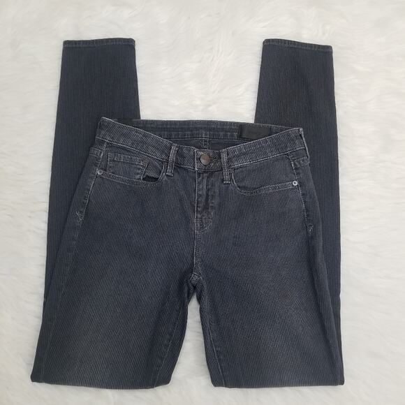 Vince Riley in Wilshire Wash Skinny Striped  Corduroy Low Rise Pants Made in USA - Picture 1 of 8